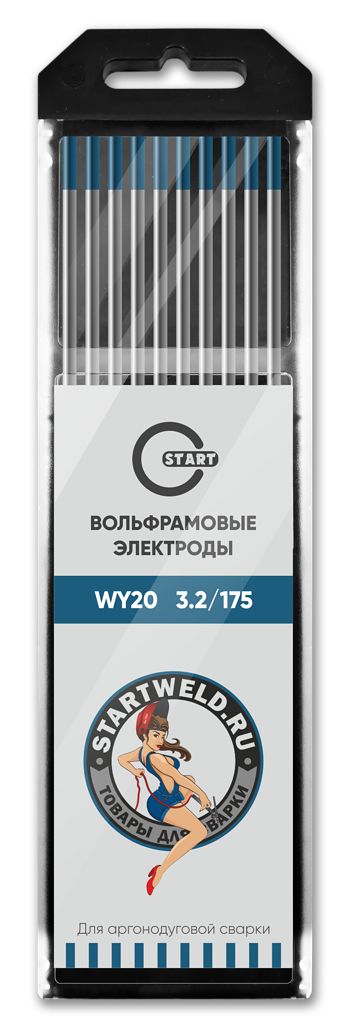 Вольфрамовый электрод WY 20 3,2/175 (синий) WY2032175