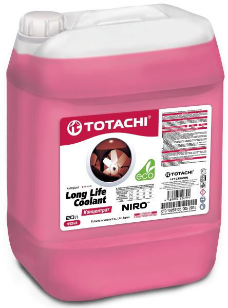 Антифриз Totachi Niro концентрат LONG LIFE RED 20 л