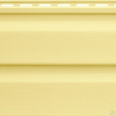 Сайдинг виниловый для наружной отделки жёлтый Starke 0.2x3 м корабельная доска
