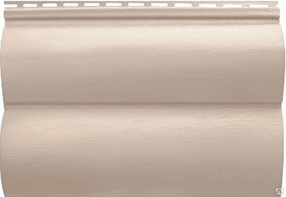 Сайдинг виниловый для наружной отделки персиковый Альта Профиль BH-02 0.32x3.1 м блок-хаус двухпереломный бревно