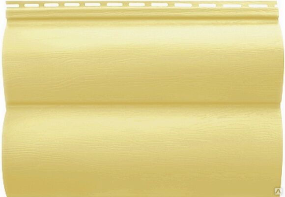 Сайдинг виниловый для наружной отделки золотистый Альта Профиль BH-02 0.32x3.1 м блок-хаус двухпереломный бревно