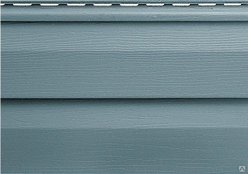Сайдинг виниловый для наружной отделки серо-голубой Альта Профиль 0.23x3.66 м корабельная доска
