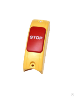 Кнопка нажимная Стоп КП32Г-01 жёлтая 