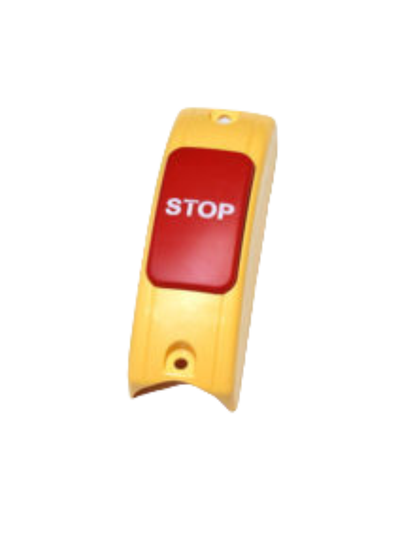 Кнопка нажимная Стоп КП32Г-01 жёлтая