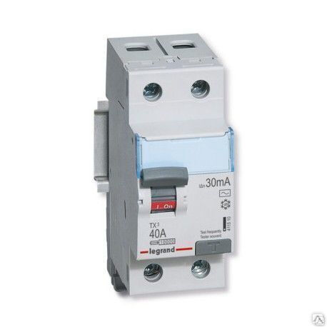 Автоматический выключатель дифференциального тока Legrand DX3 2п 20А 411003