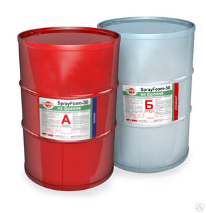 Двухкомпонентный материал на основе полиуретана для гидроизоляции Wetisol SprayFoam-30 