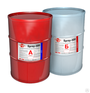 Двухкомпонентный материал на основе поликарбамидов для гидроизоляции Wetisol Spray-300 