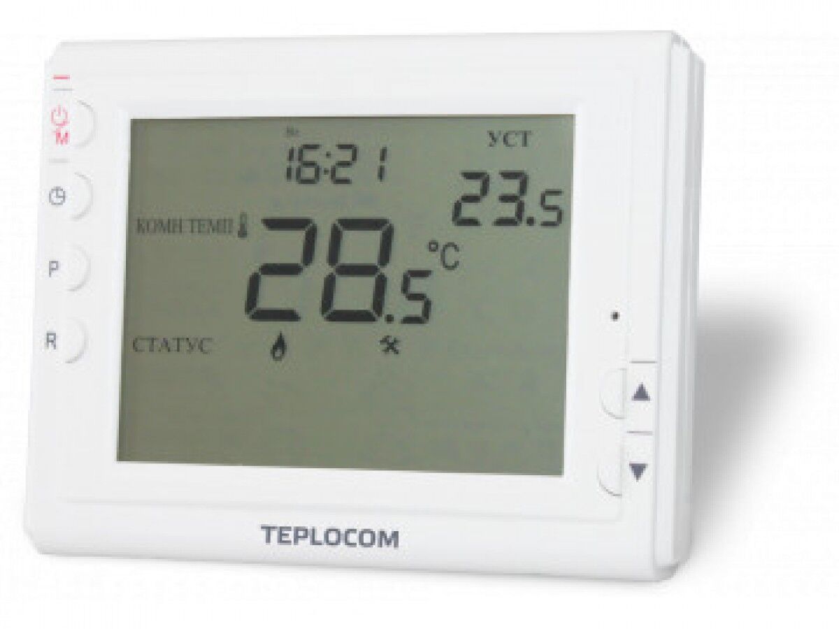 Термостат комнатный Teplocom TS-Prog-2AA/8A Бастион