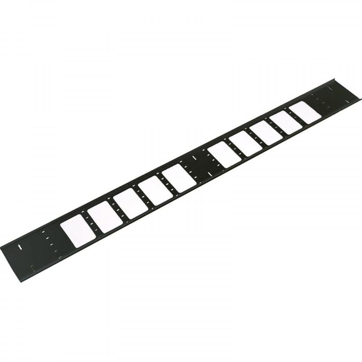 Вертикальный кабельный органайзер в шкаф, ширина 150 мм 22U, цвет черный Цмо вко-м-22.150-9005