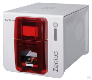 ZN1H0000RS Принтер Zenius Expert, USB & Ethernet (цвет панели красный), CardPresso XXS Lite. 