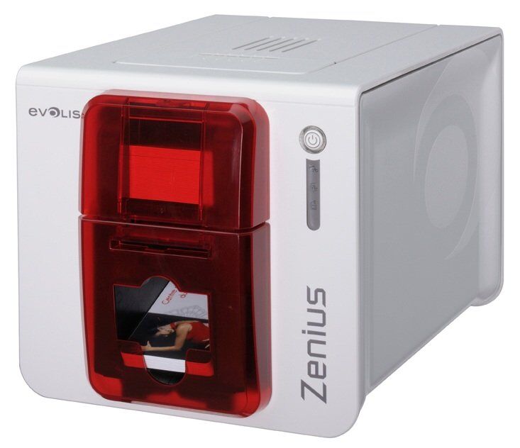 ZN1H0000RS Принтер Zenius Expert, USB & Ethernet (цвет панели красный), CardPresso XXS Lite.