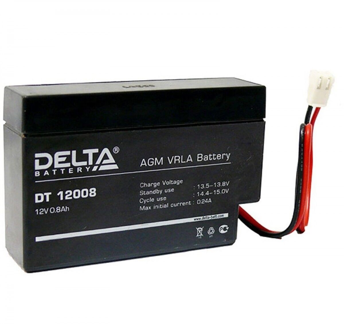 Аккумулятор Delta DT 12008 (T9)