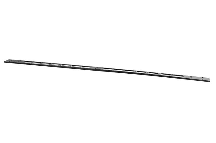 Вертикальный кабельный органайзер в шкаф, ширина 75 мм 38U черный Цмо вко-м-38.75-9005