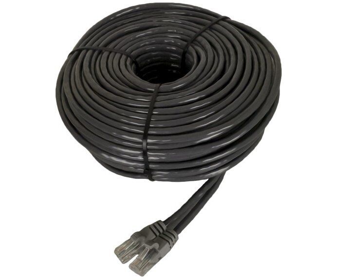 Сетевой кабель, длина 50м UTP 5е, литой patch cord. Цвет серый. Master MR-PC50