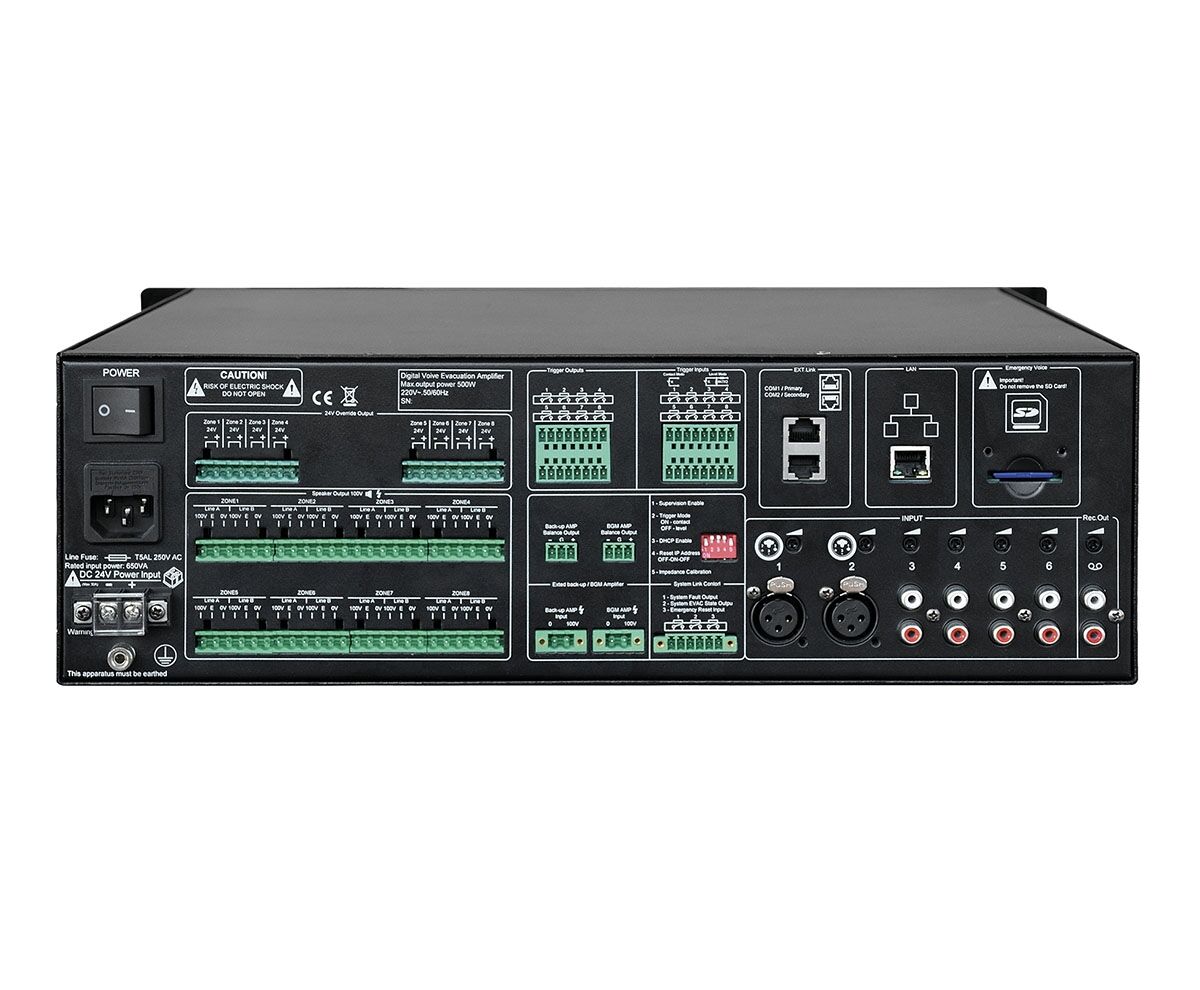 Оборудование для систем звукового оповещения и музыкальной трансляции Dsppa pava-8500