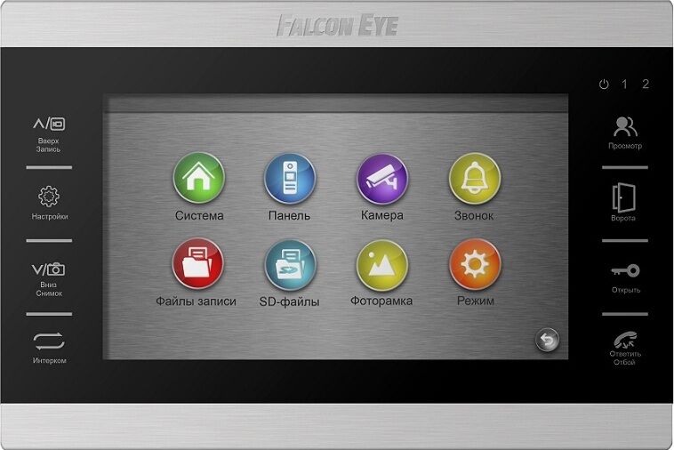Монитор видеодомофона Falcon Eye FE-70 ATLAS HD (Black) XL