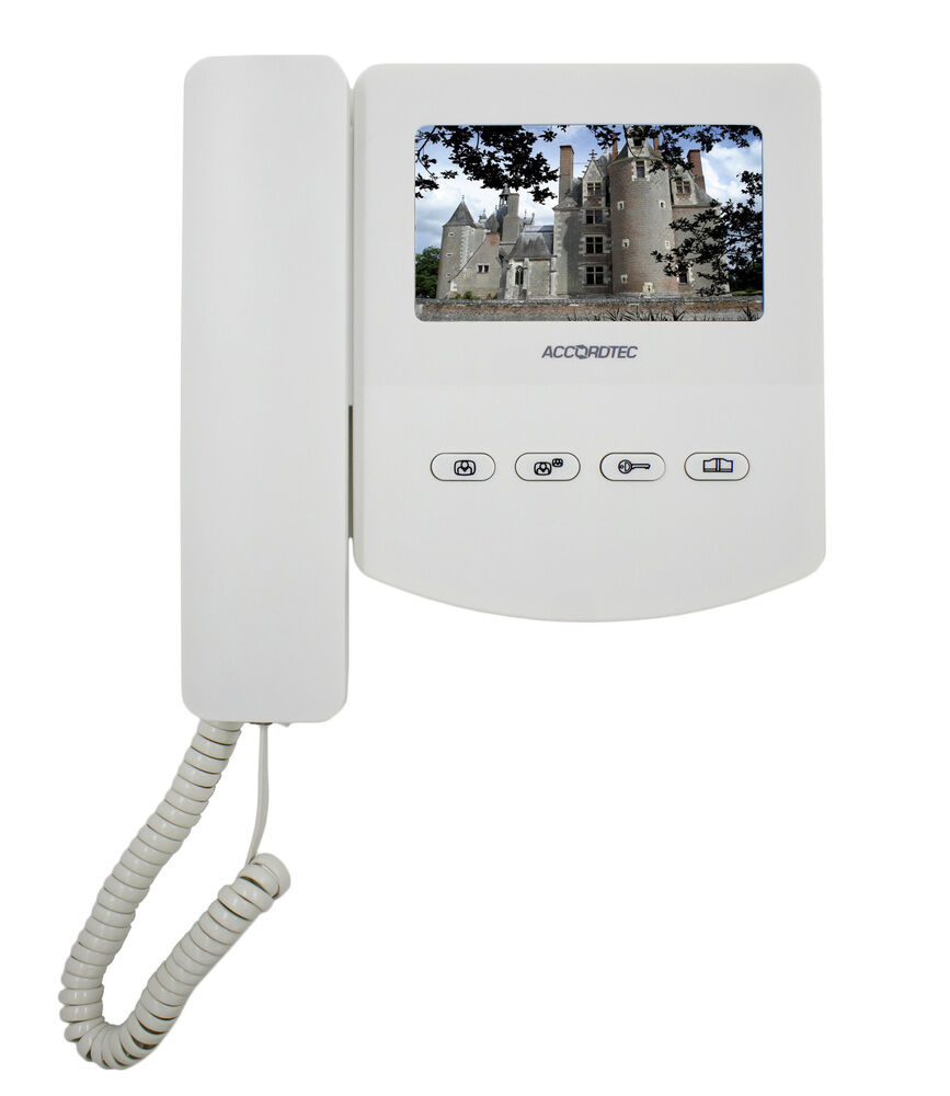 Монитор видеодомофона AccordTec AT-VD433С K EXEL WHITE
