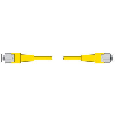 Соединительный кабель Cat5, 3 м, желтый (Ethernet) Honeywell Honeywell 583488A