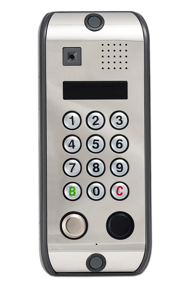 Панель вызывная видеодомофона ELTIS Блок вызова DP5000.B2-KEDC43/нерж.матов