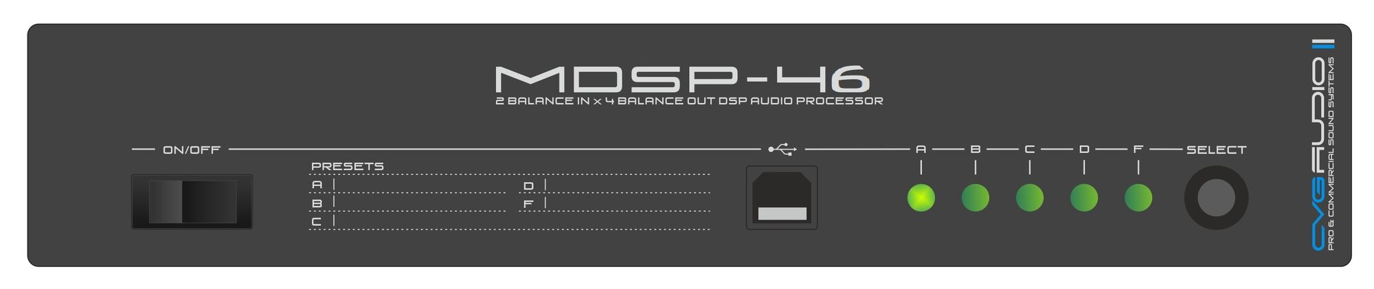 Оборудование для систем звукового оповещения и музыкальной трансляции CVGaudio MDSP-46