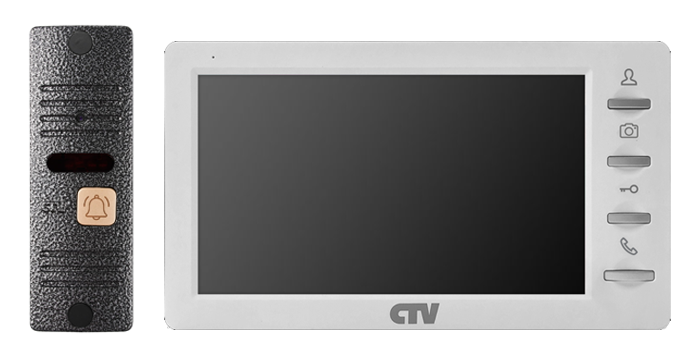 CTV-DP1701S B Комплект цветного видеодомофона с экраном 7"