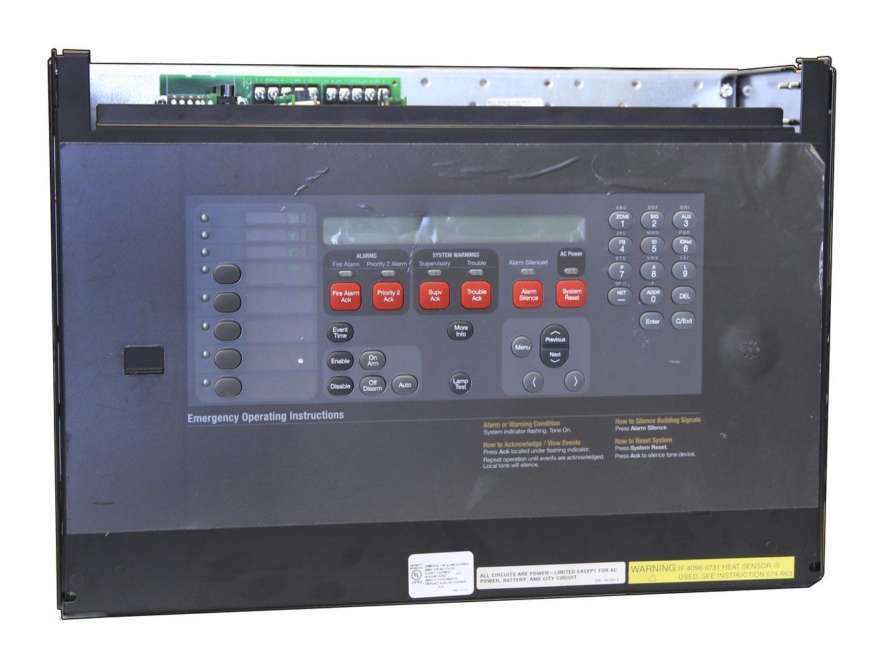 Оборудование для охранно-пожарной сигнализации Simplex 4100-9610-panel