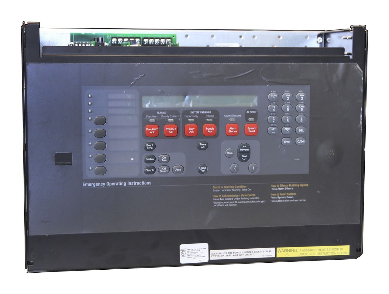 Оборудование для охранно-пожарной сигнализации Simplex 4100-1244-panel
