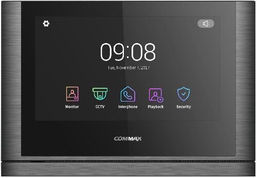 Монитор видеодомофона Commax CDV-1024MA Темное Серебро Black Smog