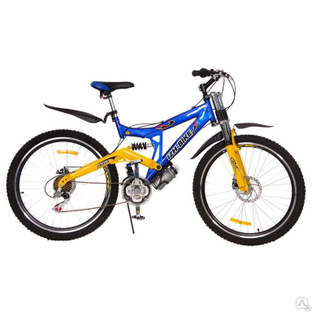 Велосипед 20 дюймов Izh-Bike Cross, 18 скоростей, синий 