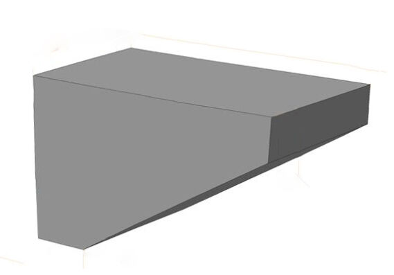 Плита фундаментная железобетонная H=200 Блок №18 серия 3.501-104