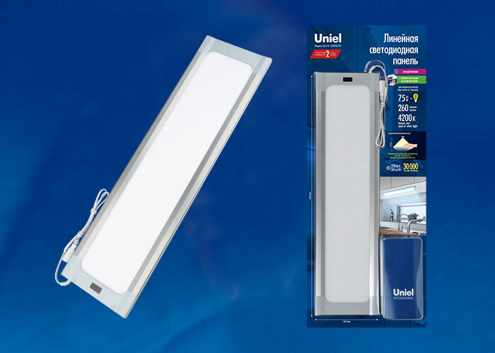 Светильник для мебели ULI-F42-7,5W/4200K/DIM SENSOR IP20 SILVER Uniel UL-00002885
