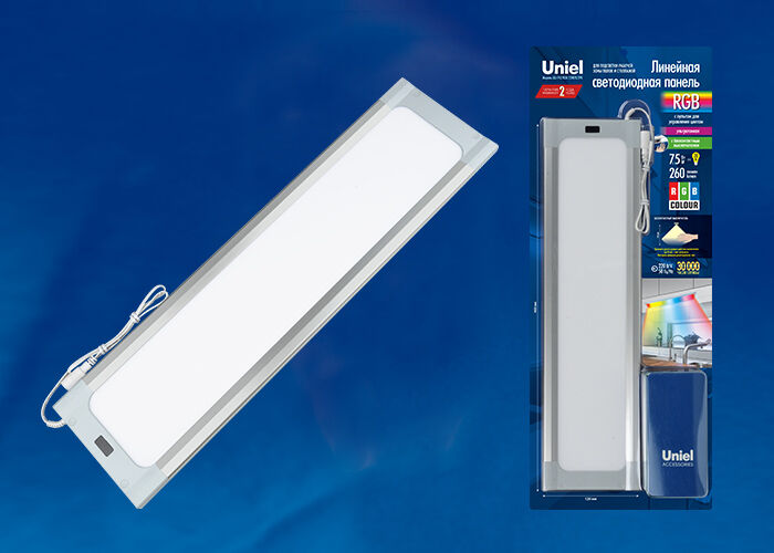 Светильник для мебели ULI-F42-7,5W/RGB/RC/DIM SENSOR IP20 SILVER Uniel UL-00003038
