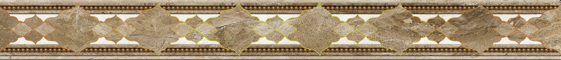 Декор керамический Фриз Флоренция бежевый 54х500мм 1