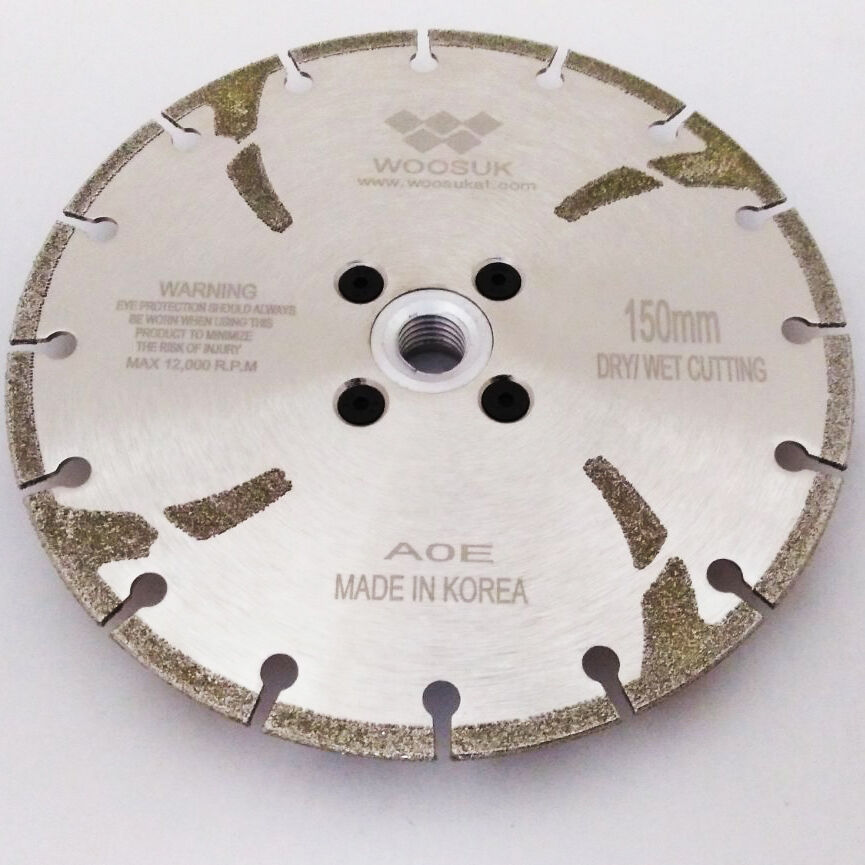 Алмазный отрезной диск по мрамору ф150 мм м14 мм Корея