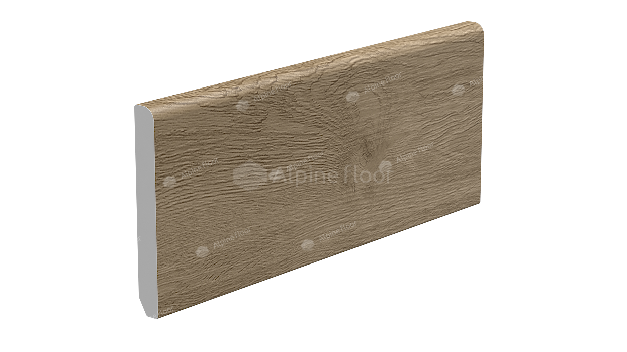 Каменно-полимерный плинтус Alpine Floor Grand Sequoia ECO 11-10 Макадамия 2200*80*11мм