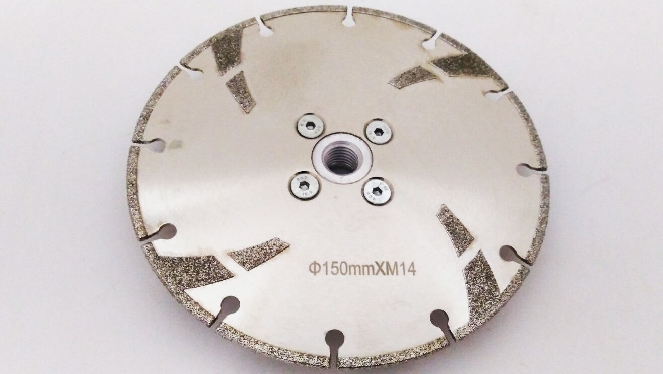 Алмазный отрезной диск по мрамору ф 150 м 14 мм Китай