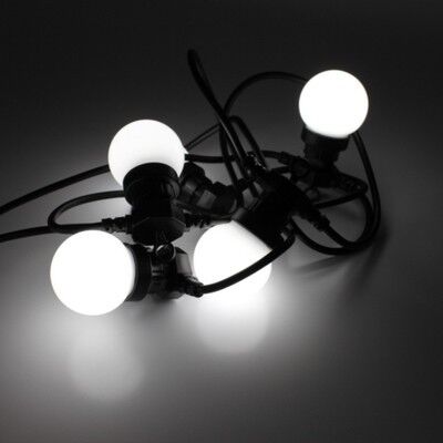 Светодиодная гирлянда с матовыми лампами G50, 10м, 140 светодиодов SMD283 LED-2BLR-G50-20-10M-240V-W