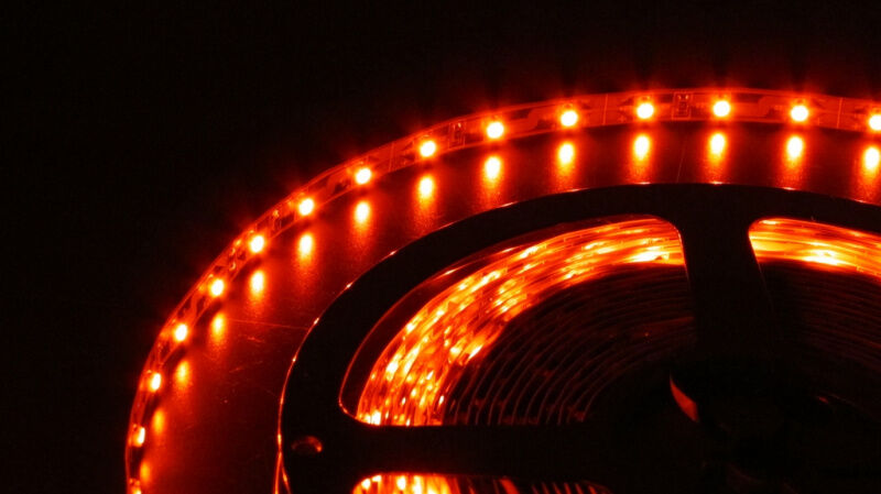 FLEX-SS5300A-R-10M Ultra light Гибкая LED полоса , цвет красный, 60 SMDсветодиодов 35*28, 10 м., 12V, 4W
