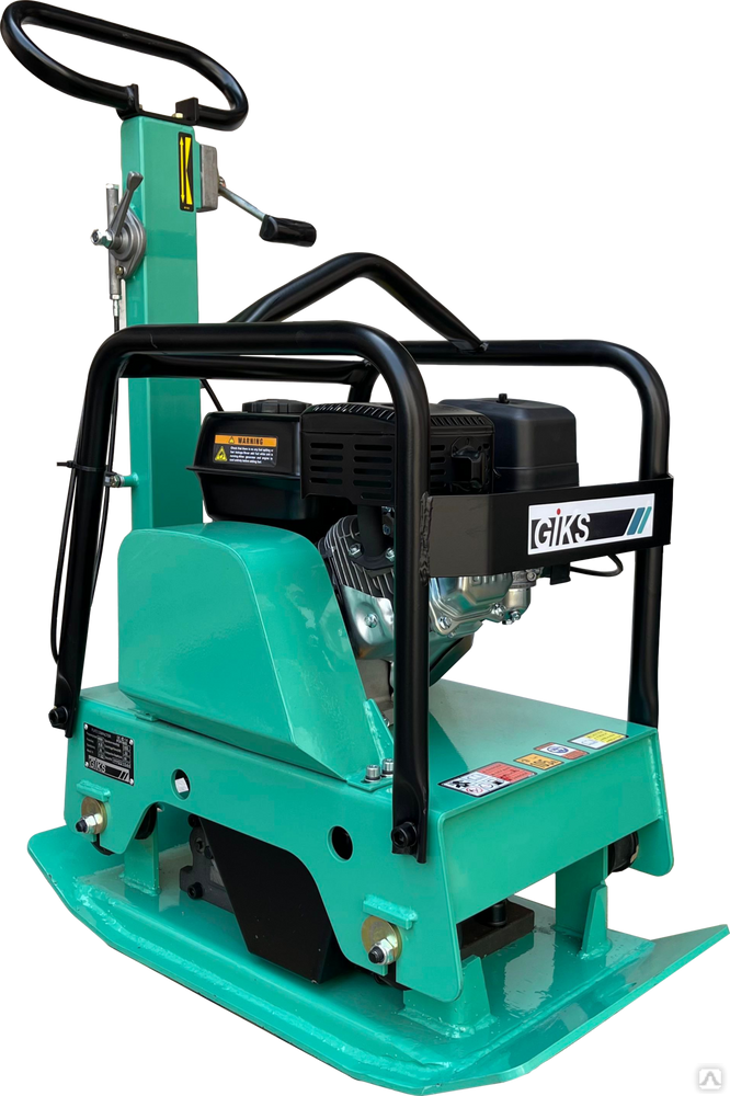 Виброплита 115кг реверсивая, двигатель Dinking G200F (6л.с.), GIKS ...