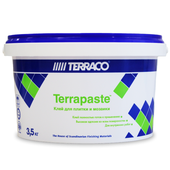 Клей для плитки акриловый Terrapaste 3.5 кг Террако Terraco
