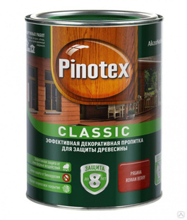 Pinotex Classic декоративно-защитная пропитка для древесины рябина (2,7л) PINOTEX 5195456 