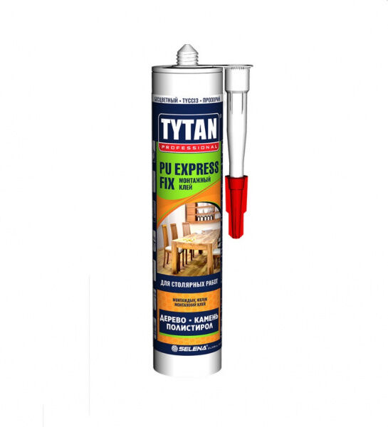 Tytan professional Монтажный полиуретановый клей PU Express Fix бесцветный 290мл 90591