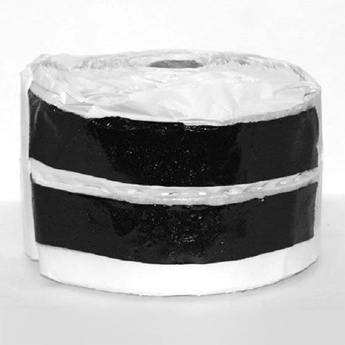 Ленточный герметик Герлен-АГ 13х3,5 мм, 12 м (липкий с двух сторон, черного цвета)
