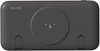 Внешний аккумулятор Xiaomi Power Bank Mi SOLOVE 10000mAh Magnetic MagSafe черный