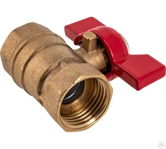 Шаровой кран ProfECO 1/2 ВР-ВР, муфтовый, бабочка, Ду15, Ру20 11Б27п1 ...