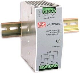 DR-RDN20, Вспомогательный модуль, блок резервирования питания, вход: 21-28 VDC выход: 24VDC,20A