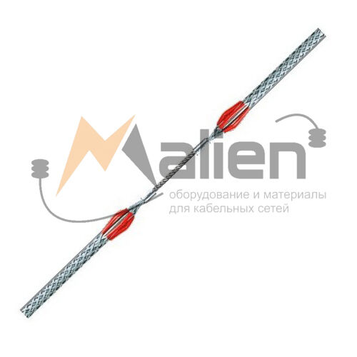 Двойной кабельный чулок КЧД17 для провода, троса 8-17мм L=2600 мм, МАЛИЕН