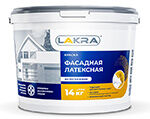 Краска Латексная Фасадная LAKRA белоснежная 14 кг, цена в Казани от компании INMAXO-LAKRA в Татарстане