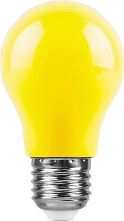 Лампа светодиодная декоративная (для гирлянд), LB-375 (3W) 230V E27 желтый для белт лайта A50