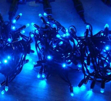 Светодиодная гирлянда плей-лайт (синие светодиоды/черн пр) с контр LED- PLS-5720-240V-2*6М-B/BL-С (FS-00-00000195)